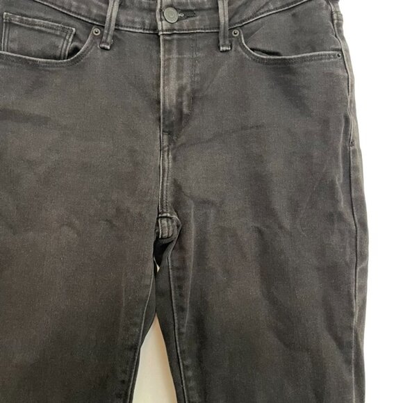 LEVI'S LEVIS Mid Rise Skinny Jeans Solid Black Stretch Skinny Jean 8 tag W29 L30 - Picture 7 of 14